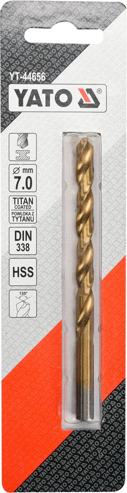 Сверло по металлу HSS-TIN 7.0 mm