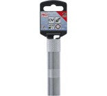SPARK PLUG SOCKET WITH RUBBER MOUNT, 12-POINT, LONG | 10 MM (3/8") | 16 MM (2448)