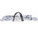 DOUBLE RATCHET RING SPANNER SET | ADJUSTABLE | WITH E-TYPE RING HEADS | E6 - E24 | 4 PCS. (71028)